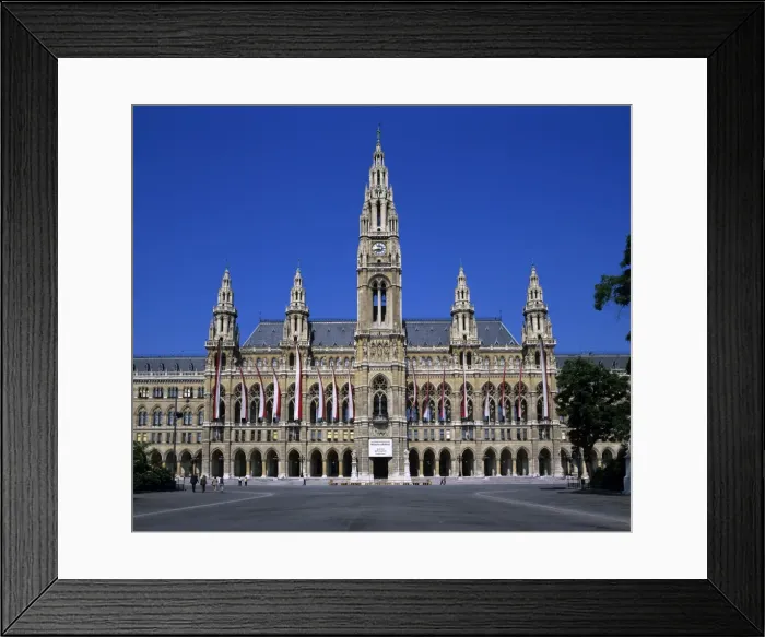 Framed Print : Rathaus (Gothic Town Hall), UNESCO World Heritage Site, Vienna, Austria, Europe Framed Print : Rathaus (Gothic Town Hall), UNESCO World Heritage Site, Vienna, Austria, Europe