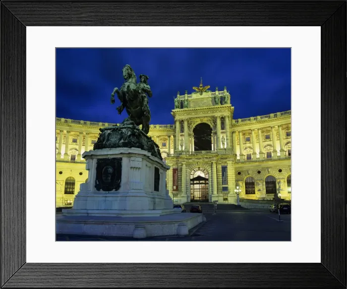 Framed Print : Hofburg at night, UNESCO World Heritage Site, Vienna, Austria, Europe Framed Print : Hofburg at night, UNESCO World Heritage Site, Vienna, Austria, Europe