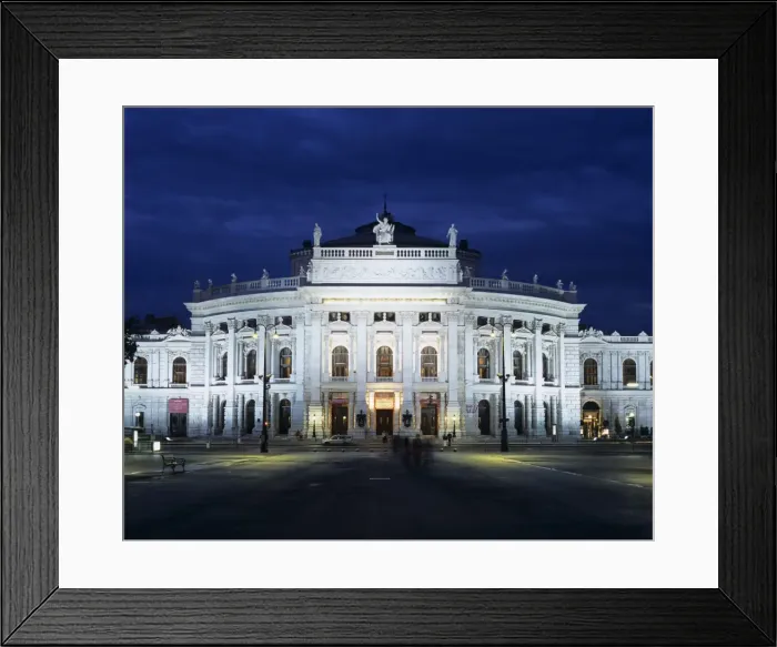 Framed Print : Burgtheater at night, UNESCO World Heritage Site, Vienna, Austria, Europe Framed Print : Burgtheater at night, UNESCO World Heritage Site, Vienna, Austria, Europe