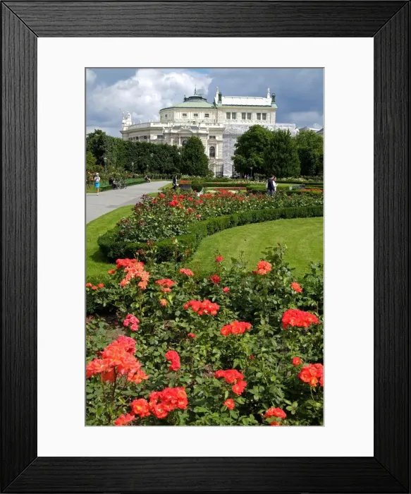 Framed Print : Volksgarten and Burgtheater, Vienna, Austria, Europe Framed Print : Volksgarten and Burgtheater, Vienna, Austria, Europe