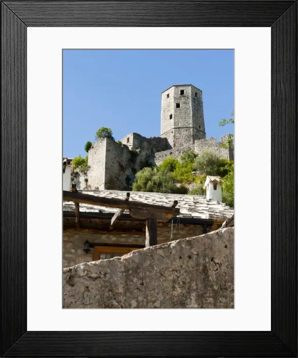 Framed Print : Pocitelj, Capljina municipality, Bosnia and Herzegovina, Europe