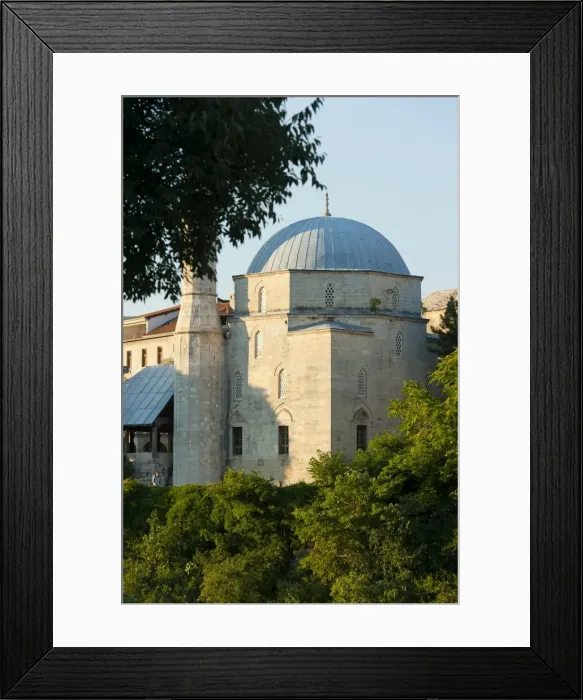 Framed Print : Koshi Mehmed Pasha Mosque, Mostar, municipality of Mostar, Bosnia and Herzegovina, Europe Framed Print : Koshi Mehmed Pasha Mosque, Mostar, municipality of Mostar, Bosnia and Herzegovina, Europe