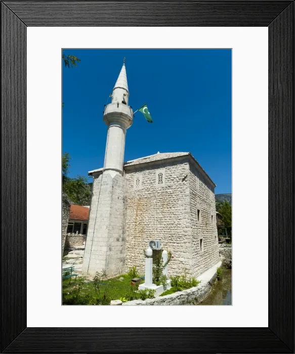 Framed Print : Podgrad mosque, Stolac, Bosnia and Herzegovina, Europe Framed Print : Podgrad mosque, Stolac, Bosnia and Herzegovina, Europe