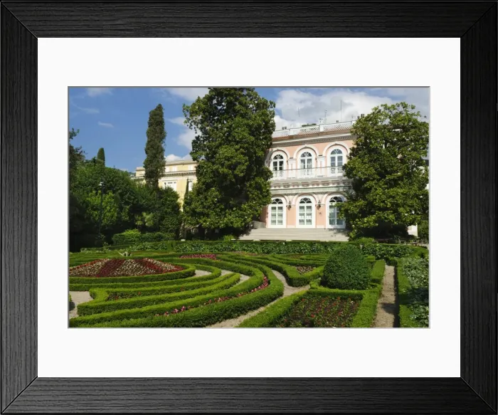 Framed Print : The Park and Villa Angiolina, Opatija, Kvarner Gulf, Croatia, Europe