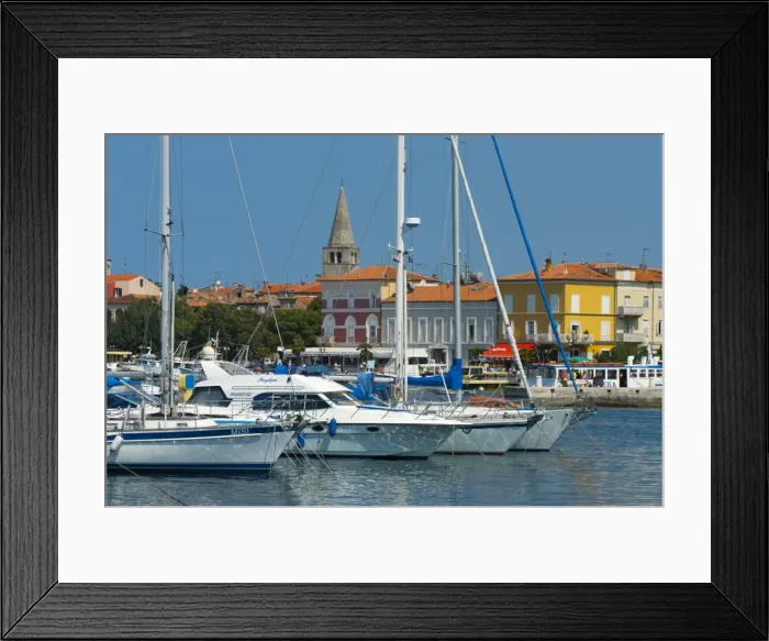 Framed Print : View over the Marina, Porec, Istria, Croatia, Adriatic, Europe Framed Print : View over the Marina, Porec, Istria, Croatia, Adriatic, Europe