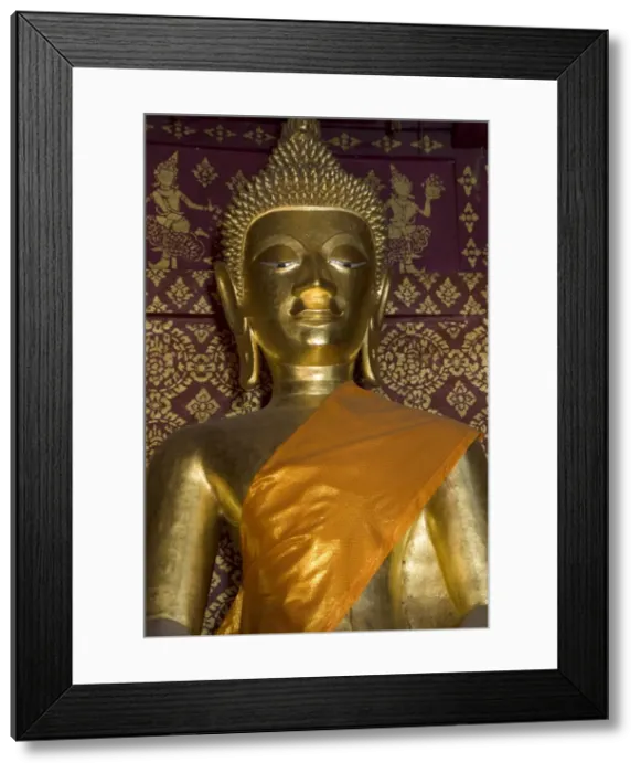 Framed Print : Buddha statue, Wat Si Bun Heuang, Luang Prabang, Laos, Indochina, Southeast Asia, Asia Framed Print : Buddha statue, Wat Si Bun Heuang, Luang Prabang, Laos, Indochina, Southeast Asia, Asia