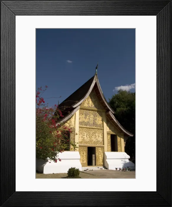 Framed Print : Funerary Carriage Hall, Wat Xieng Thong, UNESCO World Heritage Site, Luang Prabang, Laos, Indochina, Southeast Asia, Asia Framed Print : Funerary Carriage Hall, Wat Xieng Thong, UNESCO World Heritage Site, Luang Prabang, Laos, Indochina, Southeast Asia, Asia