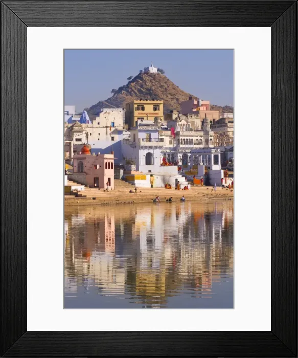 Framed Print : Pushkar Lake, Rajasthan, India, Asia Framed Print : Pushkar Lake, Rajasthan, India, Asia