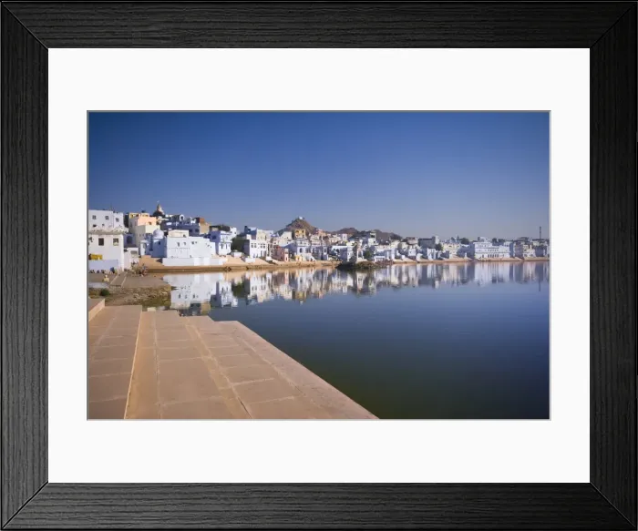 Framed Print : Pushkar Lake, Rajasthan, India, Asia Framed Print : Pushkar Lake, Rajasthan, India, Asia