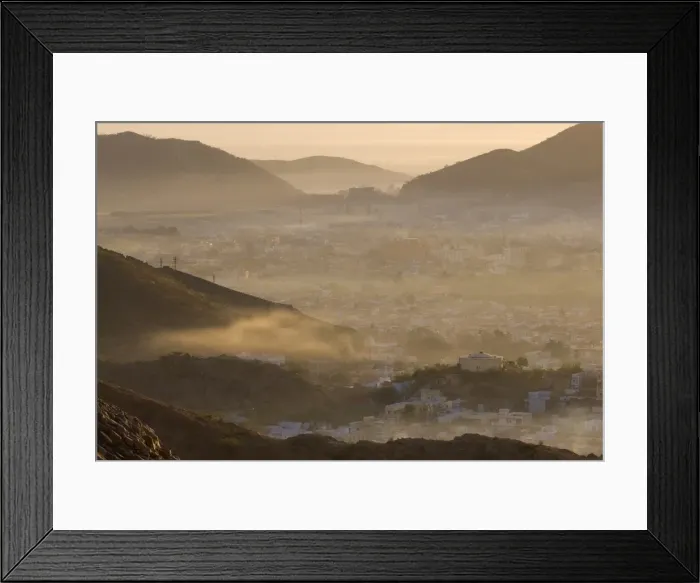 Framed Print : View from Tiger Fort, Jaipur, Rajasthan, India, Asia Framed Print : View from Tiger Fort, Jaipur, Rajasthan, India, Asia