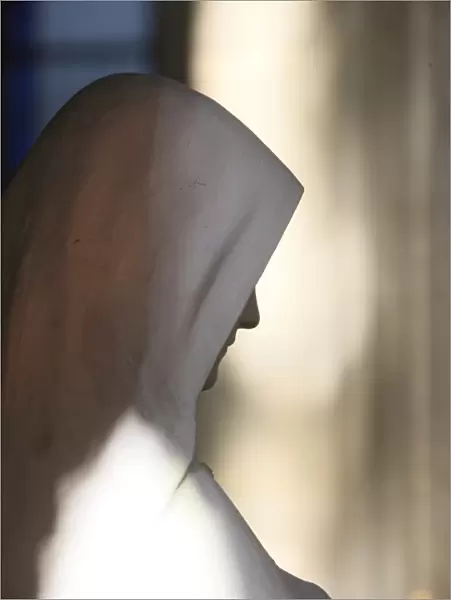 Statue of Mary in Saint-Eustache church, Paris, France, Europe