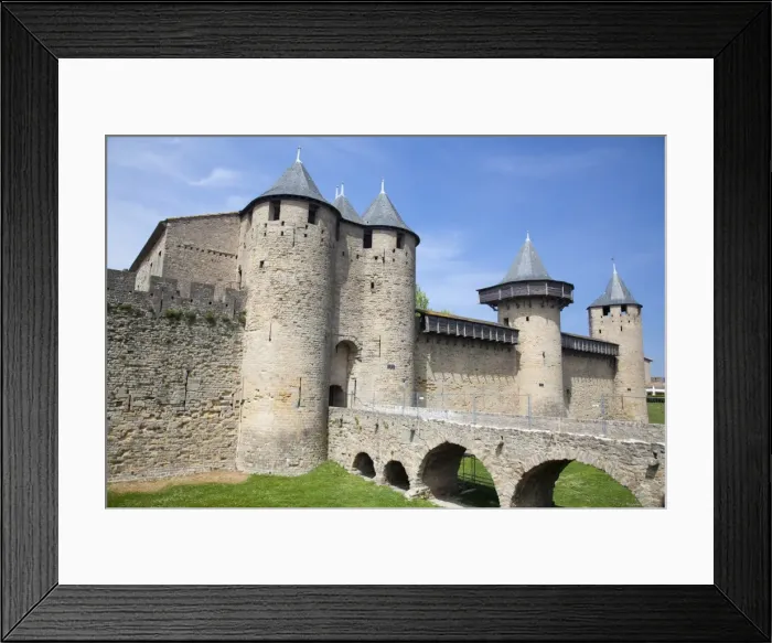 Framed Print : The Chateau Comtal inside La Cite, Carcassonne, UNESCO World Heritage Site, Languedoc-Roussillon, France, Europe Framed Print : The Chateau Comtal inside La Cite, Carcassonne, UNESCO World Heritage Site, Languedoc-Roussillon, France, Europe