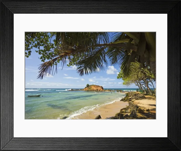 Framed Print : The eastern point of this beautiful south coast whale watching surf beach at Mirissa, Matara, Southern Province, Sri Lanka, Asia Framed Print : The eastern point of this beautiful south coast whale watching surf beach at Mirissa, Matara, Southern Province, Sri Lanka, Asia