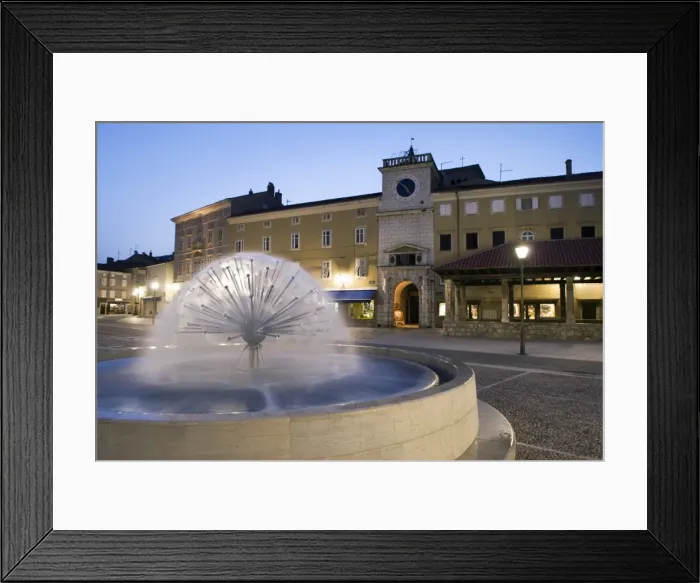Framed Print : Trg F. Petrica and 16th century clock tower, Cres Town, Cres Island, Kvarner Gulf, Croatia, Europe Framed Print : Trg F. Petrica and 16th century clock tower, Cres Town, Cres Island, Kvarner Gulf, Croatia, Europe