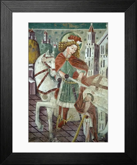 Framed Print : Detail of fresco dating from 1475, Chapel of Our Lady of the Rocks, Beram, Istria, Croatia, Europe Framed Print : Detail of fresco dating from 1475, Chapel of Our Lady of the Rocks, Beram, Istria, Croatia, Europe