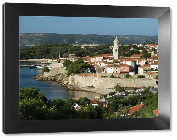 Krk Town, Krk Island, Kvarner Gulf, Croatia, Adriatic, Europe