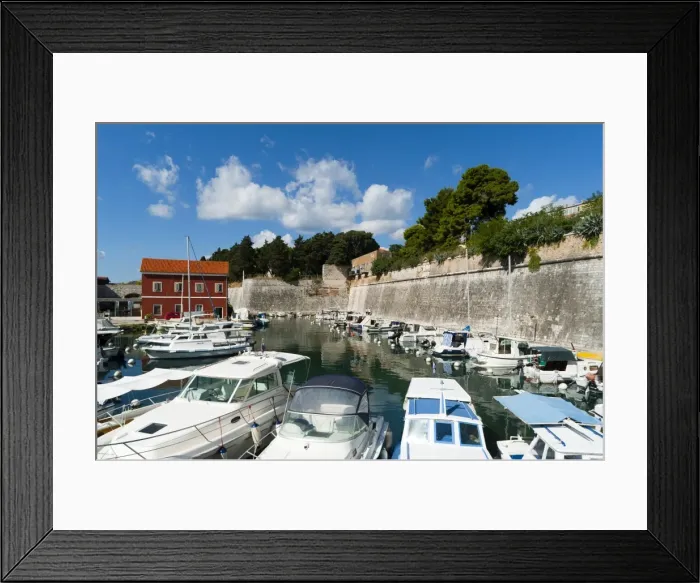 Framed Print : The Fosa, one of the small ports of Zadar, Zadar county, Dalmatia region, Croatia, Europe Framed Print : The Fosa, one of the small ports of Zadar, Zadar county, Dalmatia region, Croatia, Europe