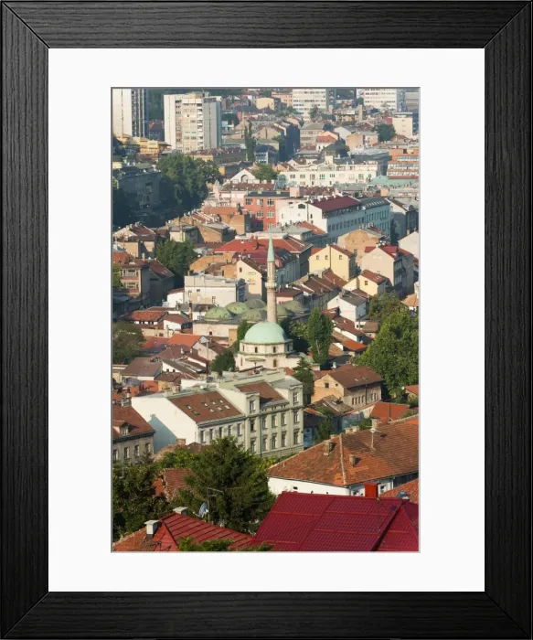 Framed Print : City of Sarajevo, Bosnia and Herzegovina, Europe Framed Print : City of Sarajevo, Bosnia and Herzegovina, Europe