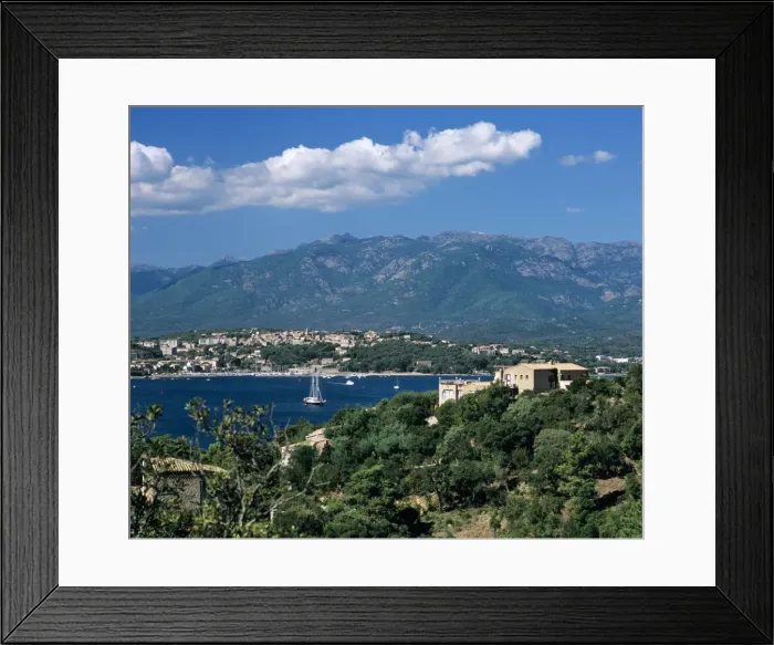 Framed Print : View over Golfe de Porto Vecchio, Porto Vecchio, South East Corsica, Corsica, France, Mediterranean, Europe Framed Print : View over Golfe de Porto Vecchio, Porto Vecchio, South East Corsica, Corsica, France, Mediterranean, Europe