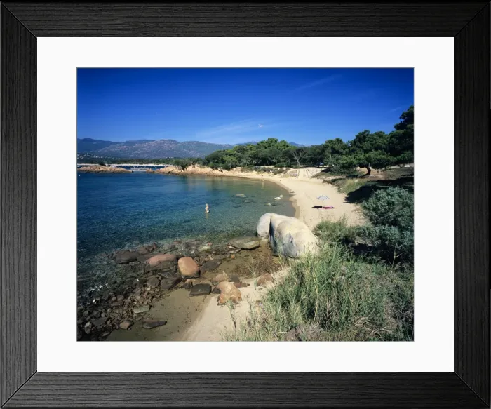 Framed Print : Beach view, Cala Rossa, South East Corsica, Corsica, France, Mediterranean, Europe Framed Print : Beach view, Cala Rossa, South East Corsica, Corsica, France, Mediterranean, Europe
