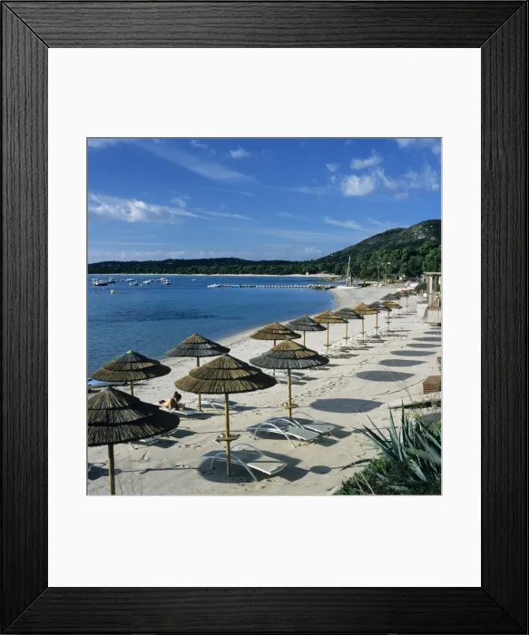 Framed Print : Beach view, Pinarellu, southeast coast, Corsica, France, Mediterranean, Europe Framed Print : Beach view, Pinarellu, southeast coast, Corsica, France, Mediterranean, Europe
