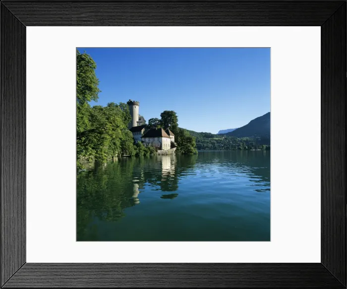 Framed Print : Chateau beside lake, Duingt, Lake Annecy, Rhone Alpes, France, Europe Framed Print : Chateau beside lake, Duingt, Lake Annecy, Rhone Alpes, France, Europe