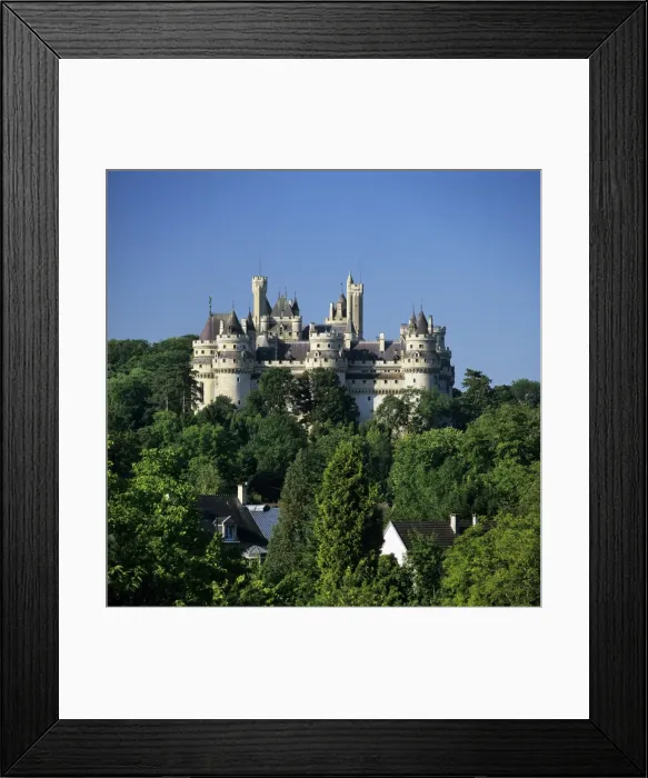 Framed Print : The medieval chateau, Pierrefonds, Picardy, France, Europe Framed Print : The medieval chateau, Pierrefonds, Picardy, France, Europe
