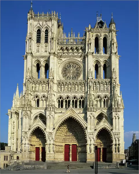 Notre Dame Cathedral, UNESCO World Heritage Site, Amiens, Picardy, France, Europe