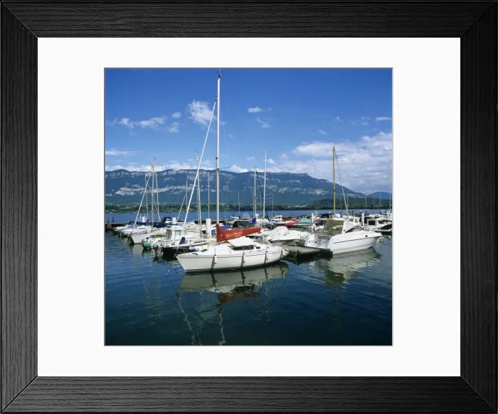 Framed Print : Marina on Lac Du Bourget, Aix les Bains, Rhone Alpes, France, Europe Framed Print : Marina on Lac Du Bourget, Aix les Bains, Rhone Alpes, France, Europe