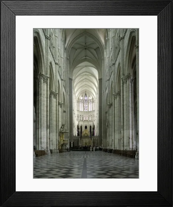 Framed Print : Interior, Notre Dame Cathedral, UNESCO World Heritage Site, Amiens, Picardy, France, Europe Framed Print : Interior, Notre Dame Cathedral, UNESCO World Heritage Site, Amiens, Picardy, France, Europe