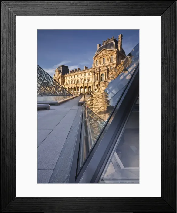 Framed Print : The Pyramid at the Louvre Museum, Paris, France, Europe Framed Print : The Pyramid at the Louvre Museum, Paris, France, Europe