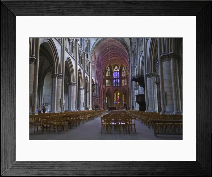 Framed Print : Cathedral of Saint-Cyr-et-Sainte-Julitte de Nevers, Nevers, Burgundy, France, Europe Framed Print : Cathedral of Saint-Cyr-et-Sainte-Julitte de Nevers, Nevers, Burgundy, France, Europe