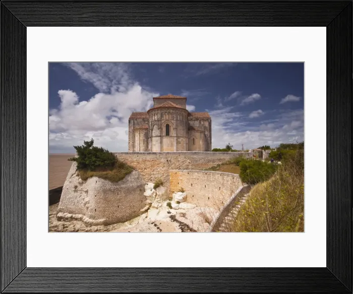 Framed Print : Saint Redegonde church, Talmont, Charente-Maritime, France, Europe Framed Print : Saint Redegonde church, Talmont, Charente-Maritime, France, Europe