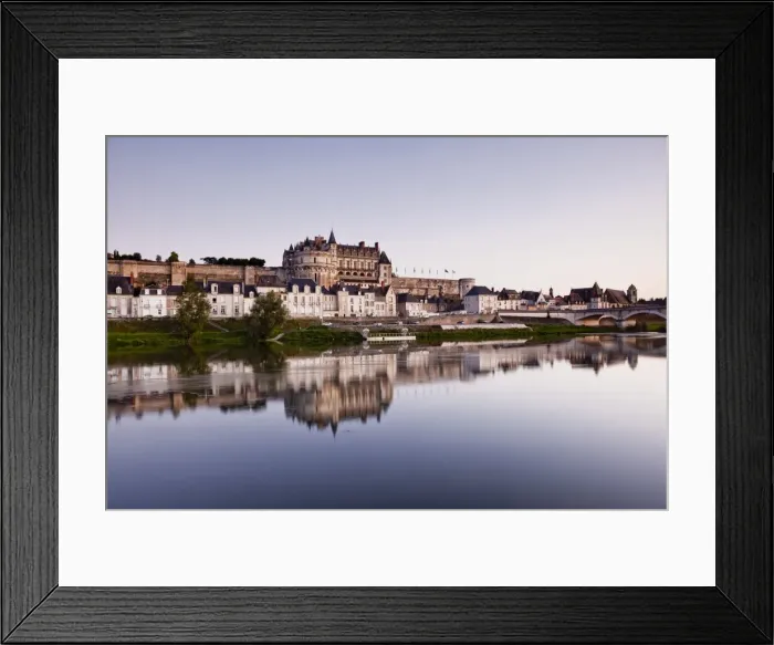 Framed Print : Looking down the River Loire towards the town and chateau of Amboise, UNESCO World Heritage Site, Amboise, Indre-et-Loire, Loire Valley, Centre, France, Europe Framed Print : Looking down the River Loire towards the town and chateau of Amboise, UNESCO World Heritage Site, Amboise, Indre-et-Loire, Loire Valley, Centre, France, Europe