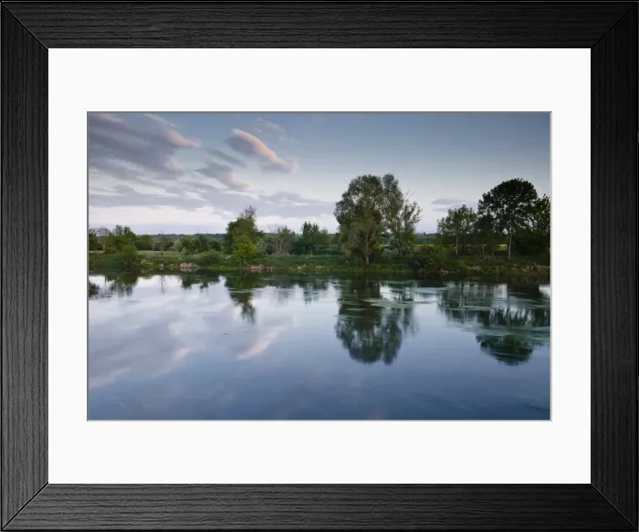 Framed Print : An almost mirror reflection in the River Cher near Villefranche-sur-Cher, Centre, France, Europe Framed Print : An almost mirror reflection in the River Cher near Villefranche-sur-Cher, Centre, France, Europe
