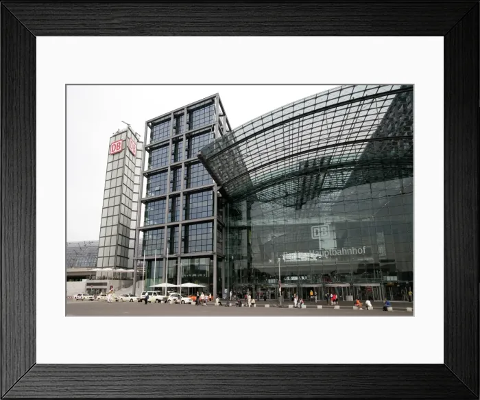 Framed Print : Hauptbahnhof, Central station, Berlin, Germany Framed Print : Hauptbahnhof, Central station, Berlin, Germany