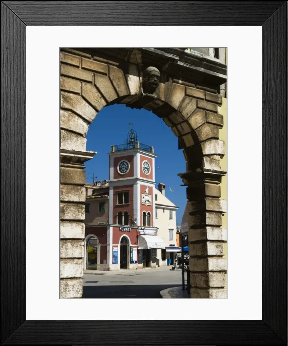 Framed Print : Trg Marsala Tita (main Square), Rovinj, Istria, Croatia, Europe Framed Print : Trg Marsala Tita (main Square), Rovinj, Istria, Croatia, Europe