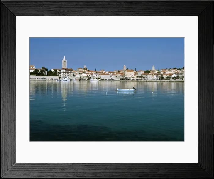 Framed Print : Rab Town, Rab Island, Kvarner Gulf, Croatia, Adriatic, Europe Framed Print : Rab Town, Rab Island, Kvarner Gulf, Croatia, Adriatic, Europe