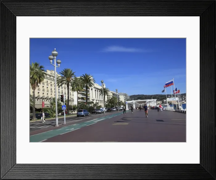 Framed Print : Promenade des Anglais, Nice, Alpes Maritimes, Cote d Azur, French Riviera, Provence, France, Europe Framed Print : Promenade des Anglais, Nice, Alpes Maritimes, Cote d Azur, French Riviera, Provence, France, Europe