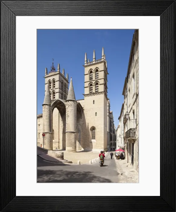 Framed Print : A view of Montpellier Cathedral, Montpellier, Languedoc-Roussillon, France, Europe Framed Print : A view of Montpellier Cathedral, Montpellier, Languedoc-Roussillon, France, Europe