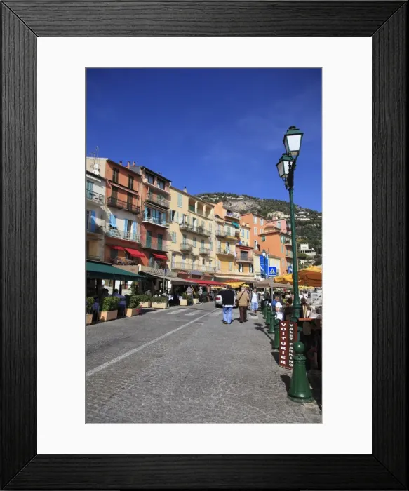 Framed Print : Villefranche sur Mer, Alpes Maritimes, Cote d Azur, French Riviera, Provence, France, Europe Framed Print : Villefranche sur Mer, Alpes Maritimes, Cote d Azur, French Riviera, Provence, France, Europe