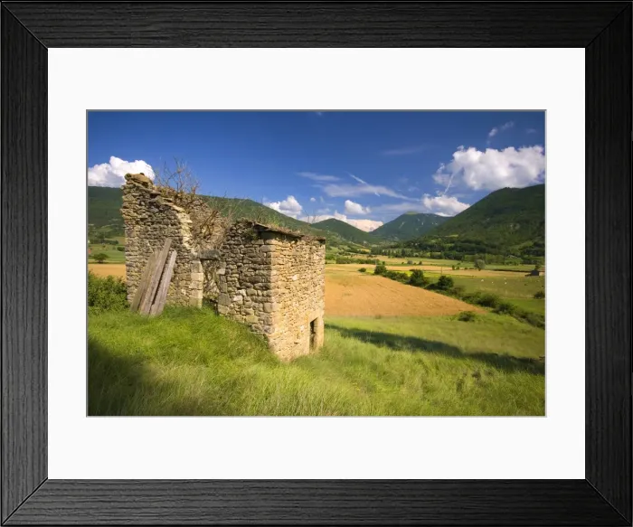Framed Print : Landscape in Provence, France, Europe