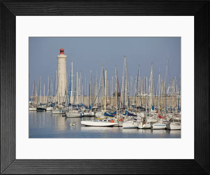 Framed Print : The marina in Setes, Languedoc-Roussillon, France, Europe Framed Print : The marina in Setes, Languedoc-Roussillon, France, Europe