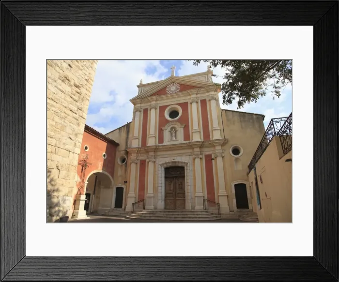 Framed Print : Church of the Immaculate Conception, Old Town, Vieil Antibes, Antibes, Cote d Azur, French Riviera, Provence, France, Europe Framed Print : Church of the Immaculate Conception, Old Town, Vieil Antibes, Antibes, Cote d Azur, French Riviera, Provence, France, Europe