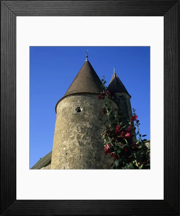 Framed Print : Tower of the Chateau, Chateauneuf, Burgundy, France, Europe Framed Print : Tower of the Chateau, Chateauneuf, Burgundy, France, Europe