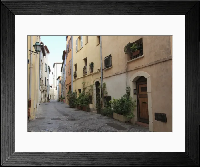 Framed Print : Old Town, Vieil Antibes, Antibes, Cote d Azur, French Riviera, Provence, France, Europe Framed Print : Old Town, Vieil Antibes, Antibes, Cote d Azur, French Riviera, Provence, France, Europe