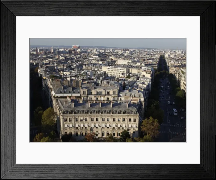 Framed Print : Aerial view of Paris, France, Europe Framed Print : Aerial view of Paris, France, Europe