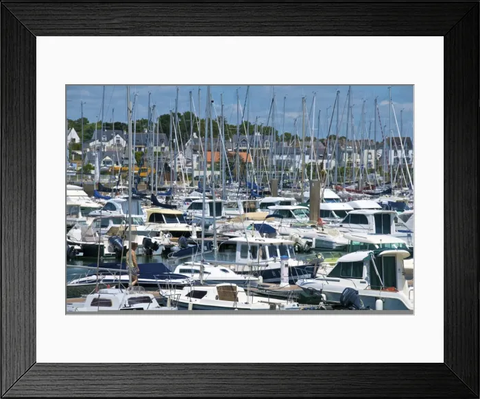 Framed Print : Yachts moored in harbour of Trinite sur Mer, Morbihan, Brittany, France, Europe Framed Print : Yachts moored in harbour of Trinite sur Mer, Morbihan, Brittany, France, Europe
