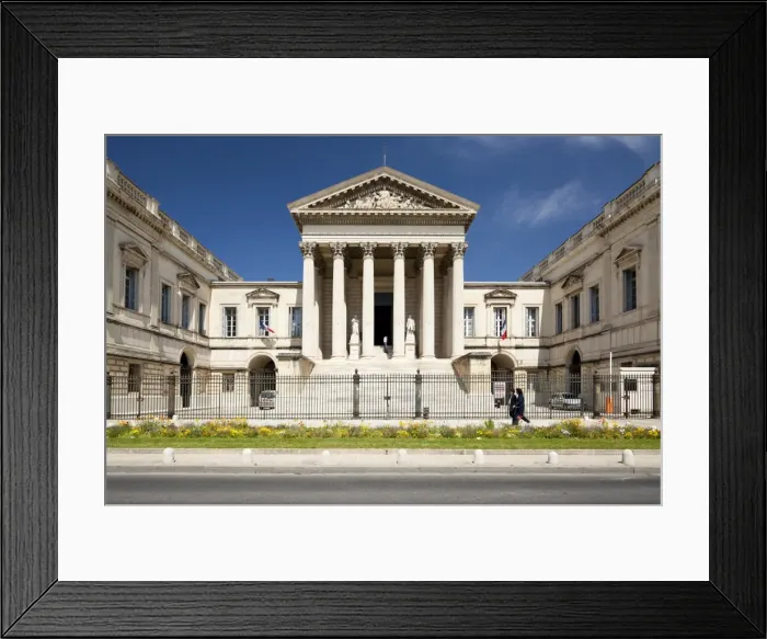 Framed Print : The Neoclassical Palais de Justice, Rue Foch, Montpellier, Languedoc-Roussillon, France, Europe Framed Print : The Neoclassical Palais de Justice, Rue Foch, Montpellier, Languedoc-Roussillon, France, Europe