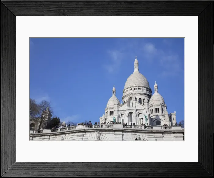 Framed Print : Sacre Coeur Basilica, Montmartre, Paris, France, Europe Framed Print : Sacre Coeur Basilica, Montmartre, Paris, France, Europe